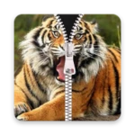 Logo of Tiger Zipper Lock Screen 2019 android Application 